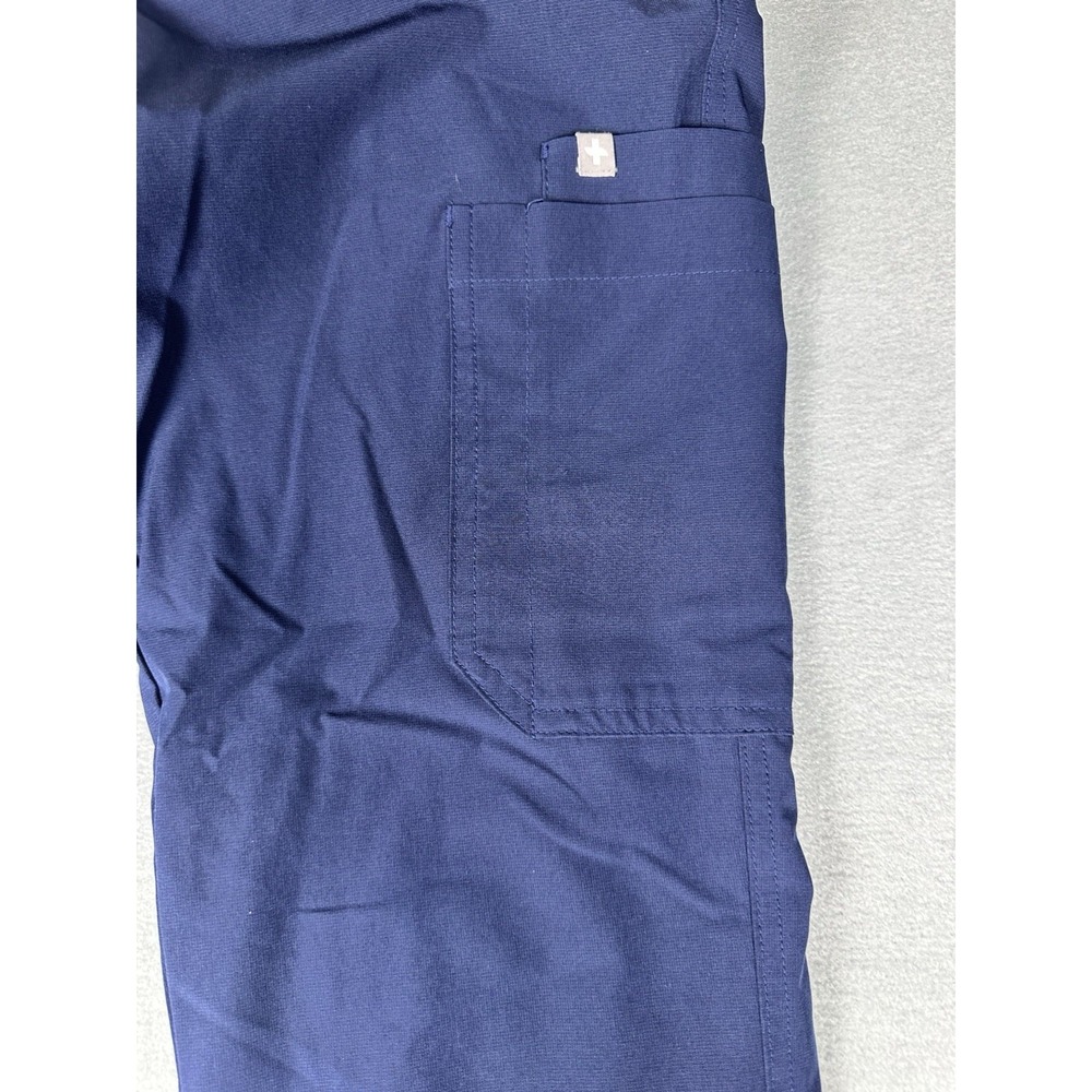 FIGS Women Scrub Pants XXS Tall Navy Blue Yola Skinny Technical Collection - Picture 3 of 8